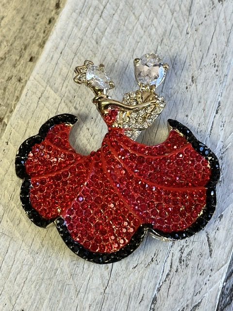 Dancing Couple Brooch